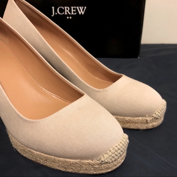Canvas espadrille wedges - Picture 8 of 14